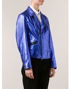 3.1 Phillip Lim Minimal Boxy Motorcycle Jacket - Lyst