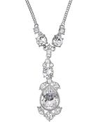 Givenchy Clustered Stone Pendant Necklace - Lyst