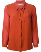 L'Autre Chose Pussy Bow Blouse - Lyst