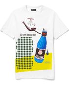 Raf Simons Printed Cotton-Jersey T-Shirt - Lyst