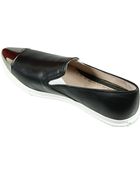 Miu Miu Slipon Punta Pelle Nera - Lyst