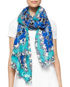 Diane von Furstenberg Twinkle Star-Print Scarf - Lyst