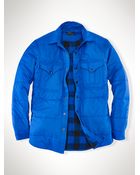 Polo Ralph Lauren Channel-Quilted Workshirt - Lyst