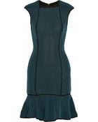 Yigal Azrouel Knitted Cotton Dress - Lyst