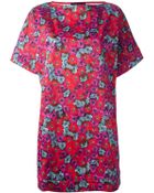 Andrea Incontri Floral Print Dress - Lyst