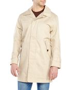 Timberland Khaki Coat - Lyst