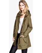 H&M Parka - Lyst