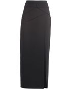 BCBGMAXAZRIA Beverly Peplum Long Skirt - Lyst