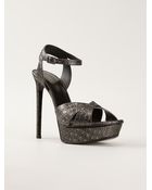 Saint Laurent 'Bianca' Sandals - Lyst