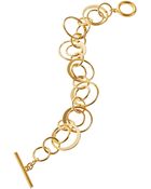 Lauren by Ralph Lauren Circle Link Bracelet - Lyst