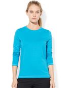 Lauren by Ralph Lauren Long-Sleeve Crew-Neck Top - Lyst