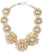Nakamol Crystal Flower Necklace In Cream Mix - Lyst