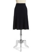 Jones New York Pleated Knit Midi Skirt - Lyst