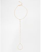 Asos Faux Pearl Bracelet Hand Harness Pack - Lyst