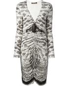 Roberto Cavalli Printed Dress - Lyst
