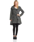 Steve Madden Hooded Dress Coat - Lyst