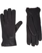 Barneys New York Fur-Lined Gloves - Lyst