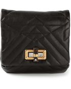Lanvin Quilted Shoulder Bag - Lyst