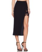 Mason by Michelle Mason Wrap Skirt - Lyst