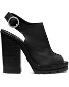 Michael Kors Patras Leather Platform Sandal - Lyst