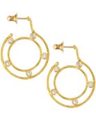 Gurhan 24K Diamond Double-Hoop Earrings - Lyst