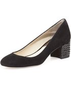 Michael Michael Kors Arabella Stud-Heel Pump - Lyst