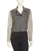 Sachin & Babi Asymmetrical Wool Moto Jacket - Lyst