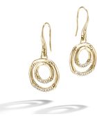 John Hardy Round Drop Earrings - Lyst
