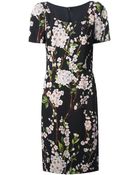 Dolce & Gabbana Floral Print Dress - Lyst