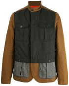 DSquared2 'Collonial' Mixed Jacket - Lyst