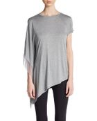 BCBGMAXAZRIA Laguna One-Sleeve Asymmetrical Tunic - Lyst