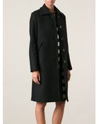 Rochas Single Breasted Coat - Lyst