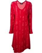 Zucca V-Neck Long Dress - Lyst