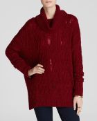 Free People Sweater - Complex Cable Turtleneck - Lyst