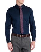 Ted Baker Classic Satin Shirt - Lyst