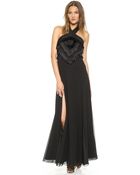 Mara Hoffman High Slit Gown - Black - Lyst