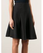 Jil Sander A-Line Skirt - Lyst