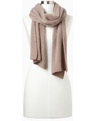 Gap Ribbed Cashmere Scarf - Lyst