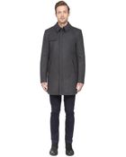SOIA & KYO Emery Charcoal Wool Coat - Lyst