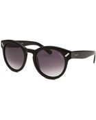Kenzo Women'S Round Black Sunglasses - Lyst