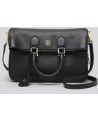 Tory Burch Crossbody - Robinson Pebbled Folded Messenger - Lyst