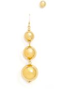 Kenneth Jay Lane Asymmetrical Sphere Earrings - Gold - Lyst