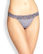 La Perla Pizzo Thong - Lyst