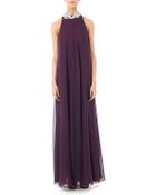 Diane von Furstenberg Embellished Silk Gown - Lyst