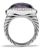 David Yurman Albion Ring With Black Orchid And Diamonds - Lyst