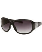 MICHAEL Michael Kors Women'S Rectangle Black Sunglasses - Lyst
