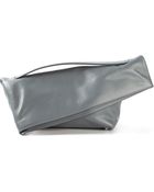 Jil Sander Wrist Strap Slouchy Clutch - Lyst