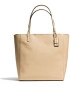 Coach Madison Northsouth Tote in Saffiano Leather - Lyst