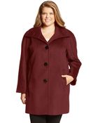 Ellen Tracy Plus Kimono Coat - Lyst