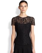 Nina Ricci Lace Top - Lyst